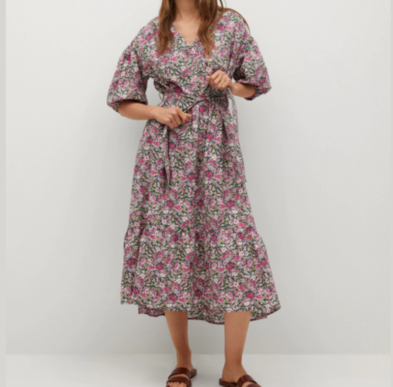 Flowers Cotton Dress