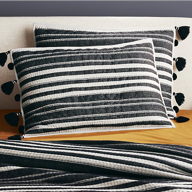 Koti pom pom standard shams set of 2