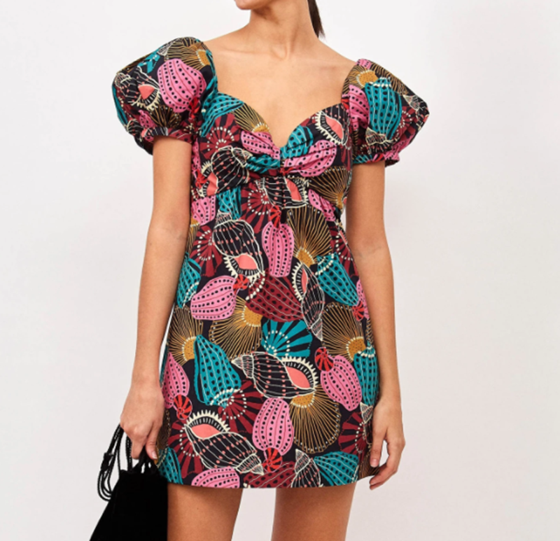 Shell Mix Mini Dress