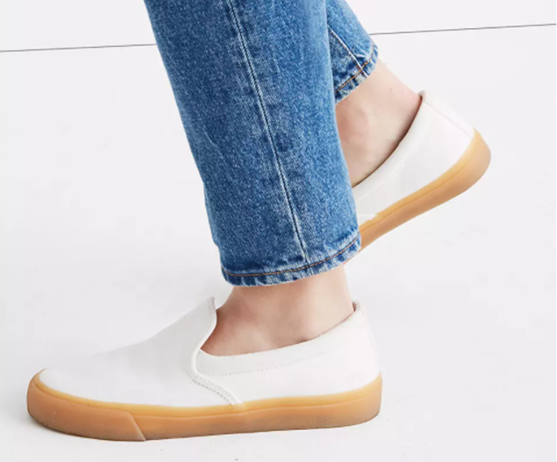 Sidewalk Slip-On Sneakers in Recycled Canvas
