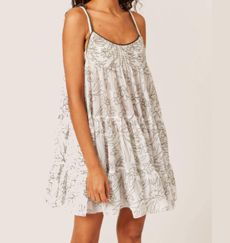 The Parker Dress Embroidered Voile