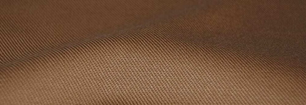 close up of cotton drill fabric