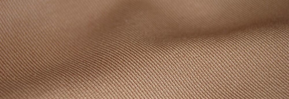 close up of cotton gabardine fabric