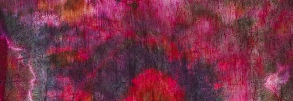 close up of cotton batik fabric