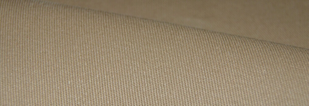 close up of cotton chino fabric