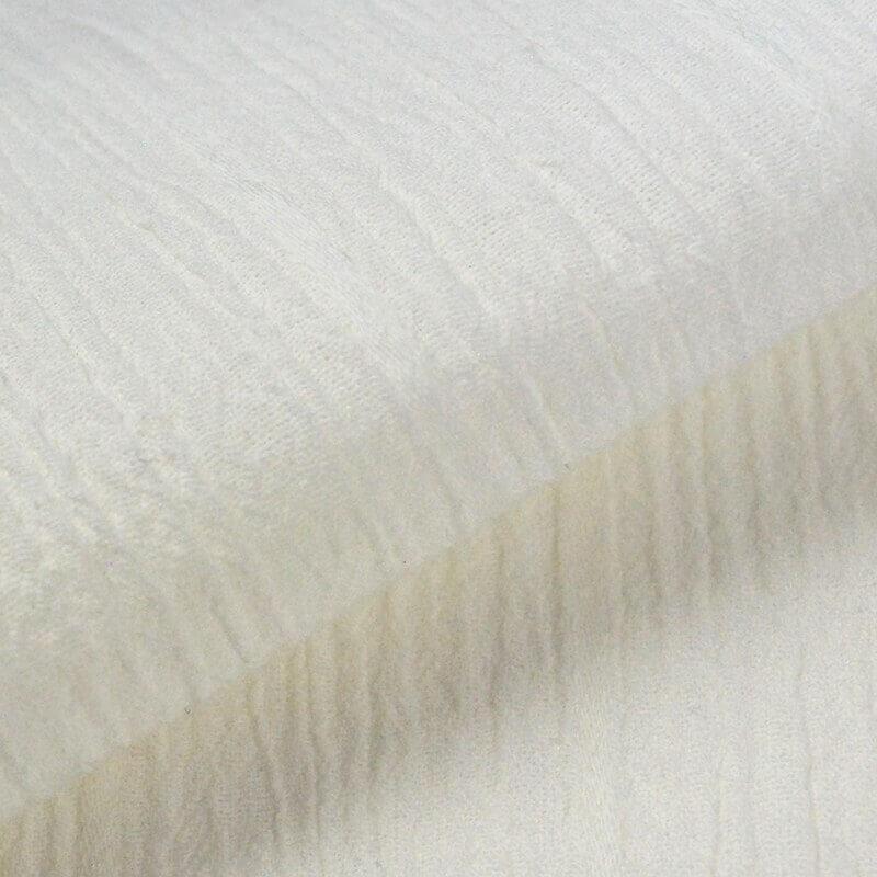close up of cotton gauze fabric