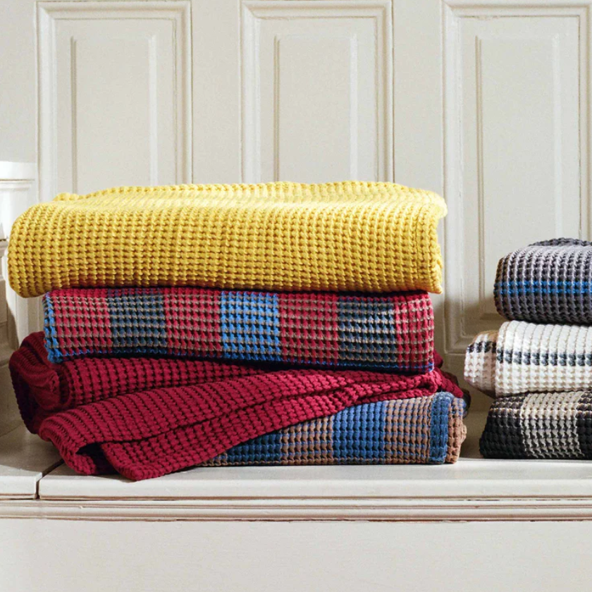 dreamweave cotton throw blanket from brooklinen