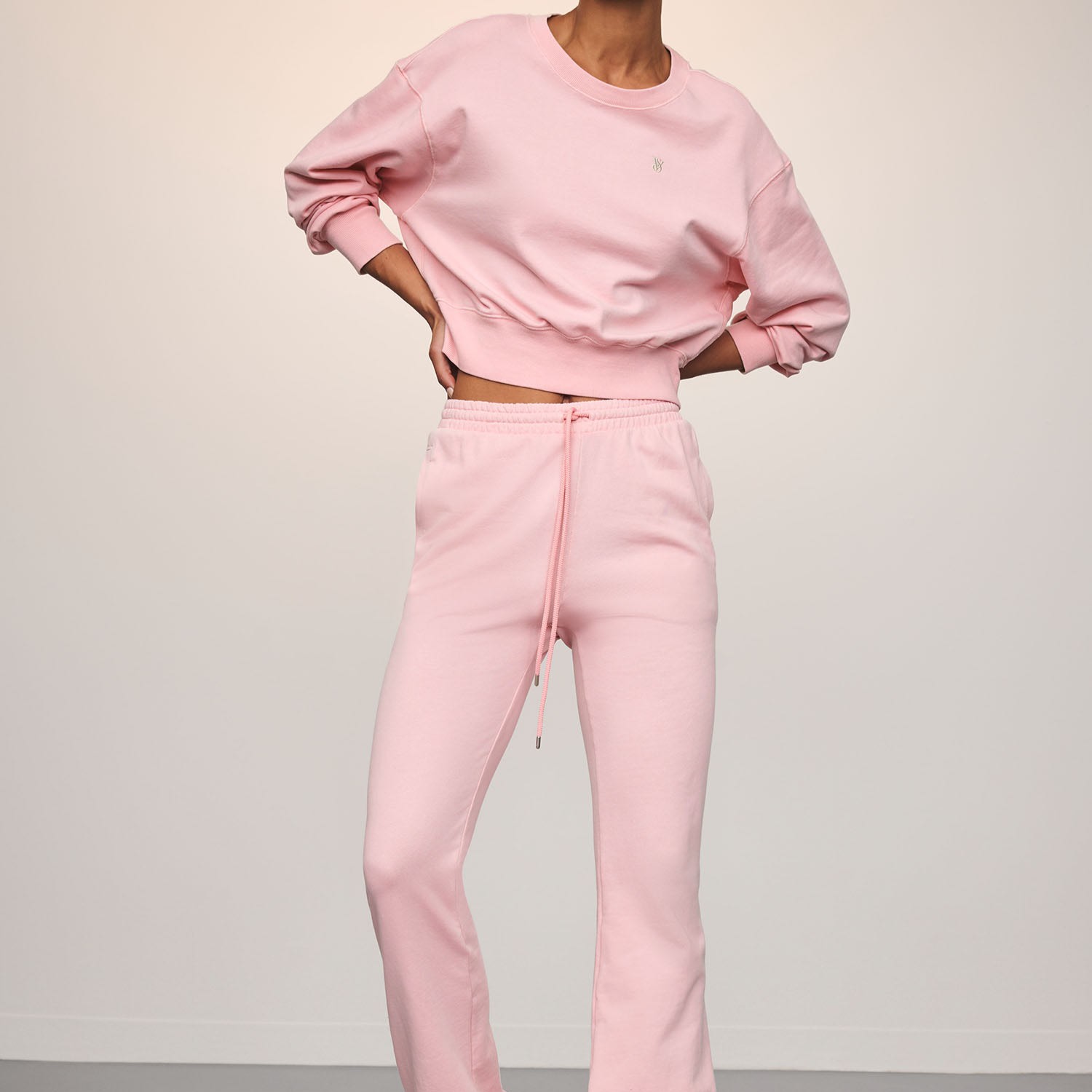 victorias secret cotton fleece matching set