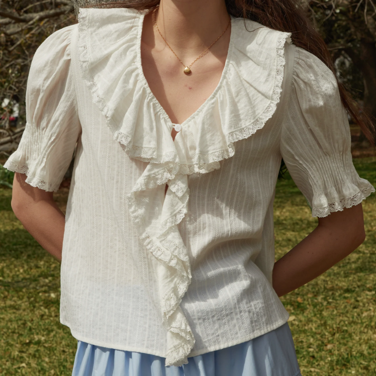 few moda one hundred percent cotton blouse