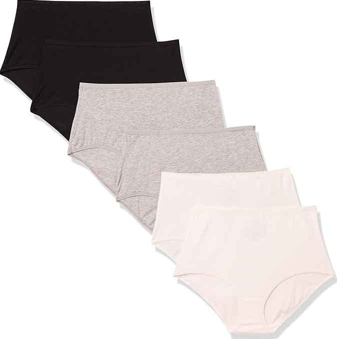 Cotton High Waisted Full Coverage Brief Panties