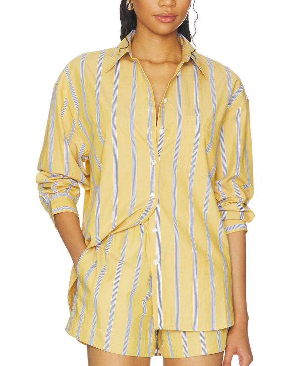 Madewell-Easy-Shirt-in-Yellow